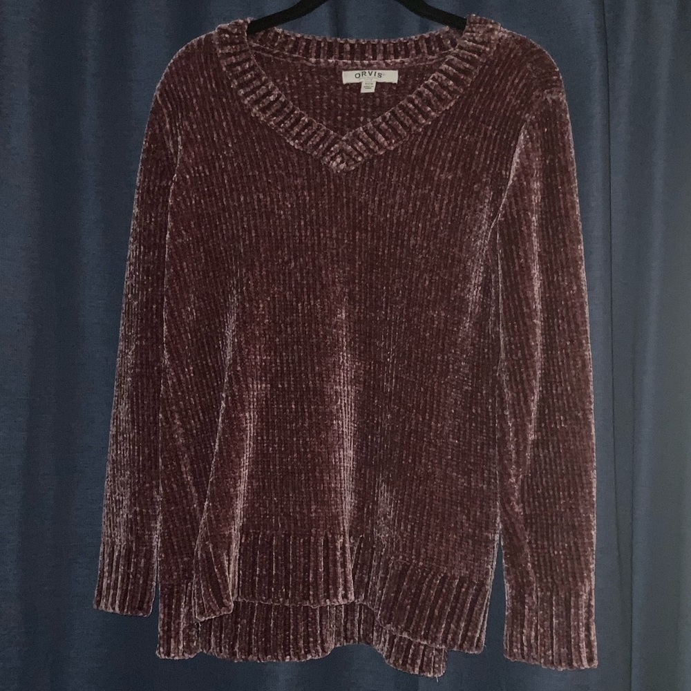 ORVIS pink sweater